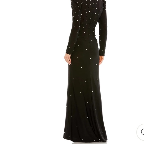 MAC DUGGAL Ieena- Beaded Stone Evening Gown Size 6 NWT‎ - Picture 4 of 13